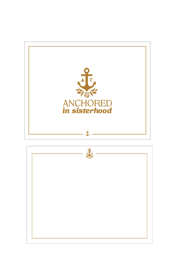 Anchored In Sisterhood Note Cards - Tier 2