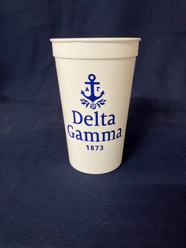 White Delta Gamma Est Cup