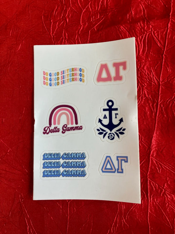 6 Sticker Sheet