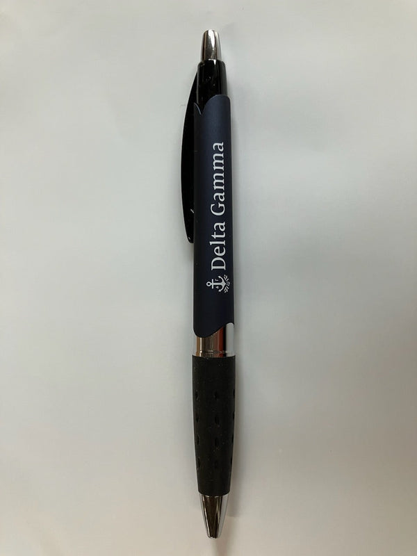 Navy and Black Delta Gamma Anchor Pen