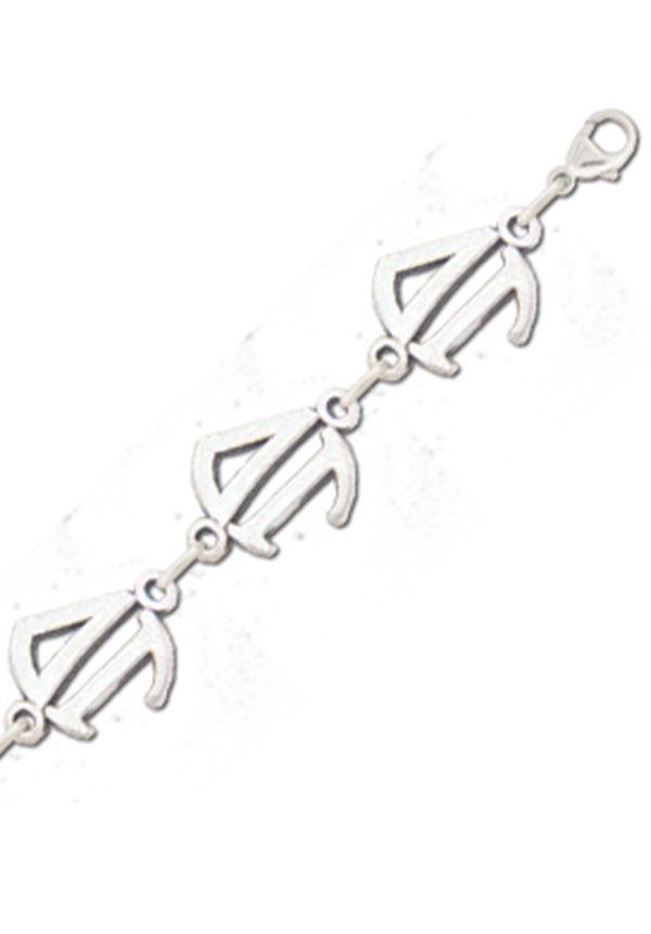 Monogram Link Bracelet - Hannah's Closet - The Official Boutique for Delta Gamma