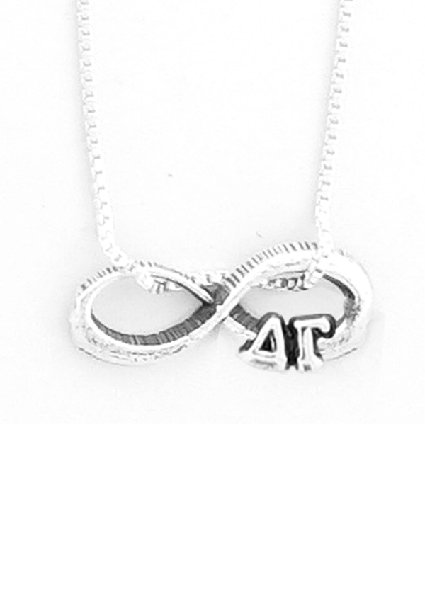 Infinity Charm Necklace - Hannah's Closet - The Official Boutique for Delta Gamma