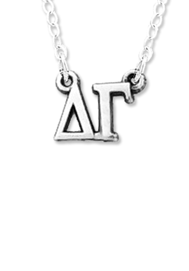 Horizontal Greek Letters Necklace - Hannah's Closet - The Official Boutique for Delta Gamma