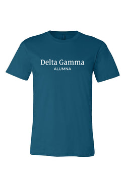 Deep Teal Alumna Tee - Hannah's Closet - The Official Boutique for Delta Gamma