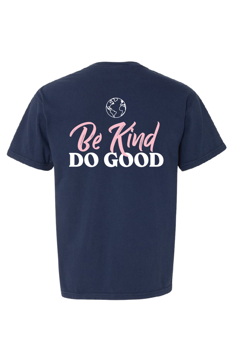 Do Good Week Navy "Be Kind" Pocket Tee - Hannah's Closet - The Official Boutique for Delta Gamma