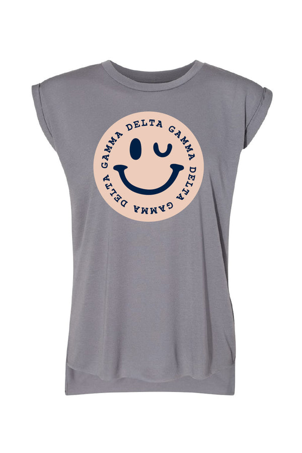 Smile Through the Storm Muscle Tee