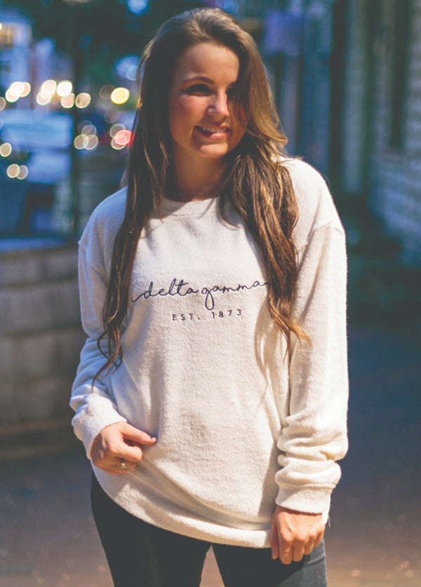 Cozy Crew Sweatshirt - Hannah's Closet - The Official Boutique for Delta Gamma