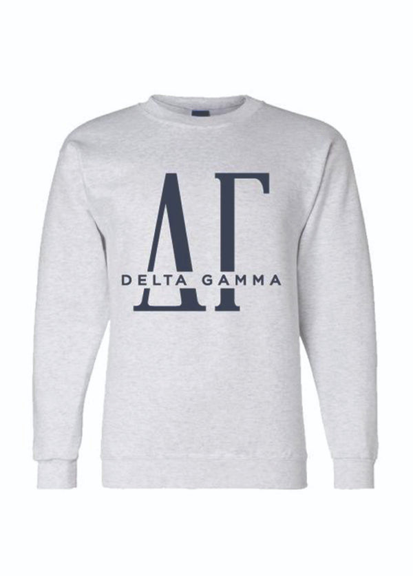 Tall Letter Sweatshirt - Hannah's Closet - The Official Boutique for Delta Gamma