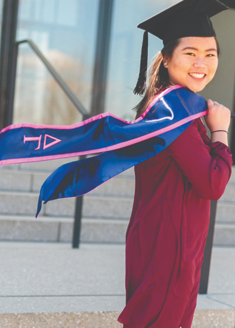 Pink and Blue Graduation Cords – Hannah's Closet - The Official Boutique  for Delta Gamma