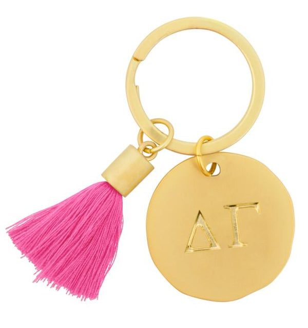 Round Tassel Keychain - Hannah's Closet - The Official Boutique for Delta Gamma